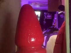 Deep stretch  huge plug