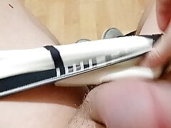 Big Dick Flashing and Masturbating