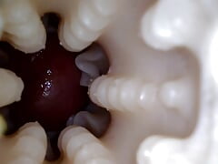 Fucking my sex toy camera inside pussy pov