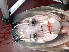 Splendid Johanna covered with cum love & pee