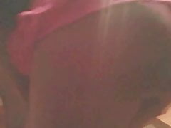 Crossdressing in my pink mini and pink panties