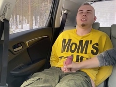 Gay milking, femdom handjob, cum shot