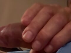 Playing with My Man Meat and Cum. Like to Play?