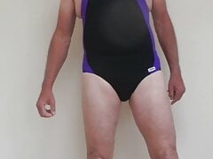 Black & Purple Gymphlex swimsuit