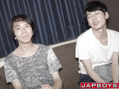 Japanese twink Fuji forms sixtynine before ass pumping