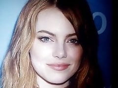 Emma Stone Cum Tribute