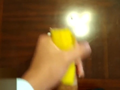 My Banana Peel Masturbation : Rionia