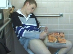 Christian Strokes Prick In Toilet