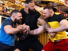 Alex Marte partakes in the latest bar fuck