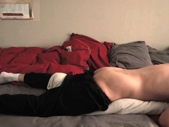 Gay bubble butt, panty cum, big butt boy