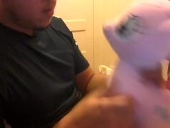 K wolf making out with and cumming on Pinkamena