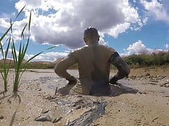 Extreme mud bath with head dunks, summer 2020
