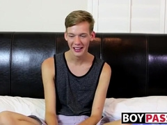 Skinny teen 18+ Wanks His Long Cock Until He Explodes His Sex Cream