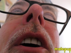 POV your giant stepdad Richard Lennox ruins your jack off session