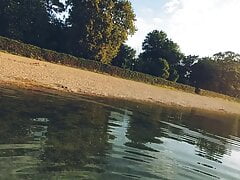 Lake jerking & cum (drk u plicaku)