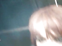 Sissy tenant sucks me on the freight elevator