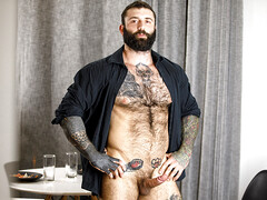 Hairy man fucks his best friend's son in loud homemade kinks