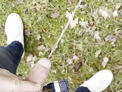 piss in garden