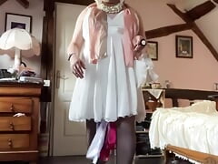 Outfit with a white dress for a night out
