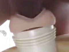 Fuckin my fleshlight