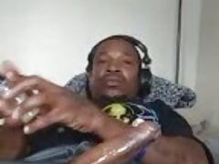 MrAssNdPussyEater stroking my big black Mandingo BBC
