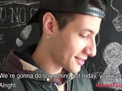 Getting Prepped For Some Money & Latino Dude's Fuckpole