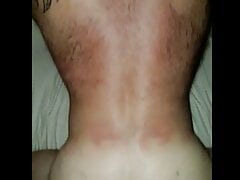 Hairy man fucked.