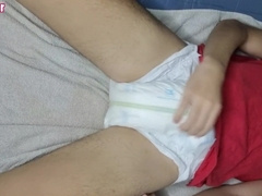 ABDL Man Nappy Switch And Onanism