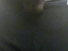 Thug whipped that big black dick out and started jerking off