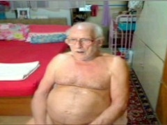 Older Gay masturbates