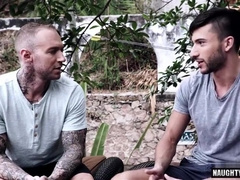 Tat Homosexual Roll Flop And Money-Shot