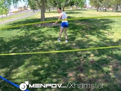 Menpov – Heavy Point Of View Hump With Suspended Masturbate Bailey