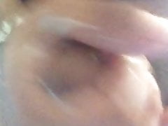 Cum shot in the shower