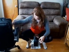huge toy anal play 9