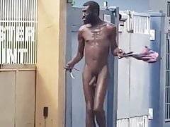 naked on the street