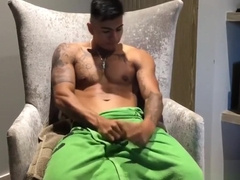 Latin Boy Erick Jacking Off