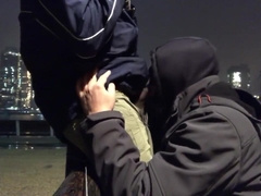Public blowjob
