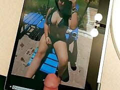 Big Tit Latina Slut Cumtribute