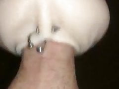 My Big Cock Fucking My Pirced Fleshlight Angelina Valentine