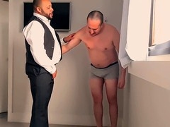 Fighting, business bondage, business muscle