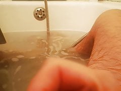 Blow off steam in bathtub