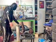 Fucking sex toy, leather vinyl pvc latex, homemade sex toy