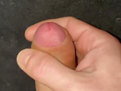 Quick masturbation with cumshot