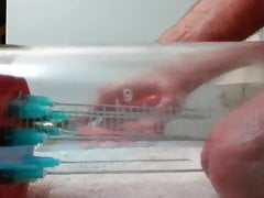 Closeup 7 needles in cockpump