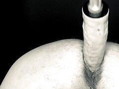 Machine anal night fills so good up there