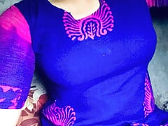 Alone at home, I imagined my sister-in-law  big boobs  and did the masterbation.