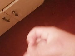Jerking off cock