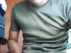 Enormous hard-on latino and jizz shot