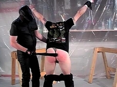 Mike Harley gets his ass whipped red by Shadow Junior