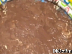 Watch this hot partygoer get frisky with his lover's partner in tight pants